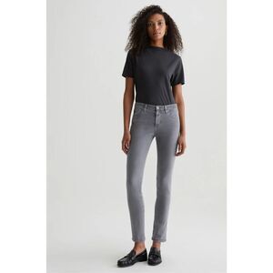 AG Adriano Goldschmied Gray The Prima Mid Rise Cigarette Skinny Stretch Jeans Si